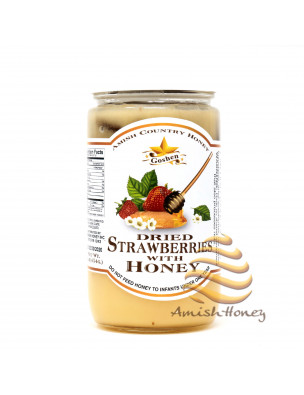 Dried Strawberries with Honey 1 LB