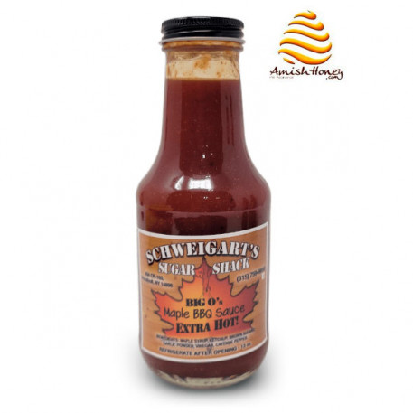 Maple BBQ Sauce Extra Hot 13 oz