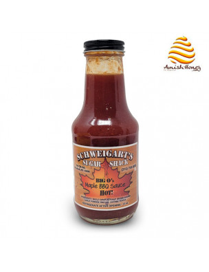 Maple BBQ Sauce Hot 13 oz