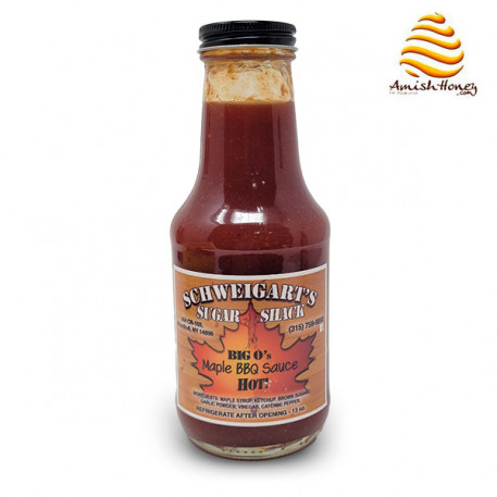 Maple BBQ Sauce Hot 13 oz